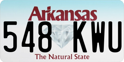 AR license plate 548KWU