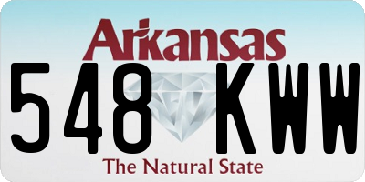 AR license plate 548KWW