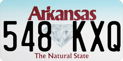AR license plate 548KXQ