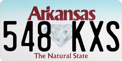 AR license plate 548KXS