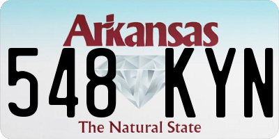 AR license plate 548KYN