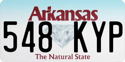 AR license plate 548KYP