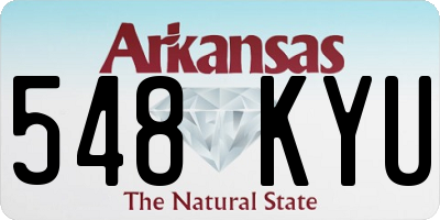 AR license plate 548KYU