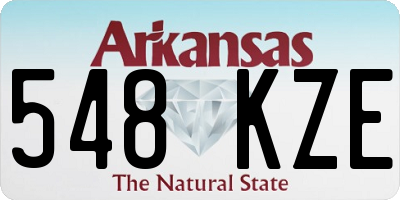 AR license plate 548KZE
