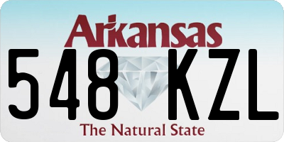 AR license plate 548KZL