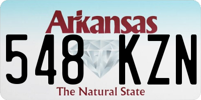 AR license plate 548KZN