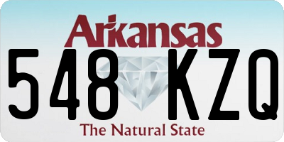 AR license plate 548KZQ