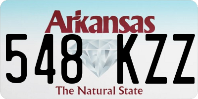 AR license plate 548KZZ