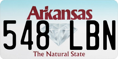 AR license plate 548LBN