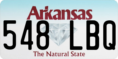 AR license plate 548LBQ