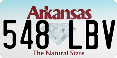 AR license plate 548LBV