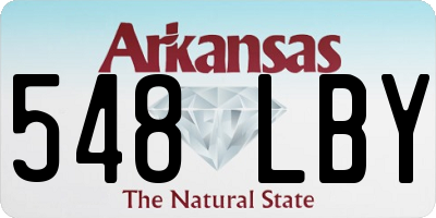 AR license plate 548LBY