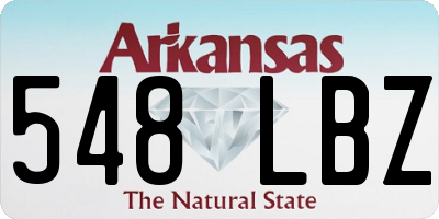 AR license plate 548LBZ