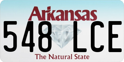 AR license plate 548LCE