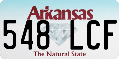 AR license plate 548LCF