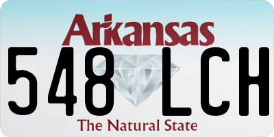AR license plate 548LCH