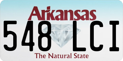 AR license plate 548LCI