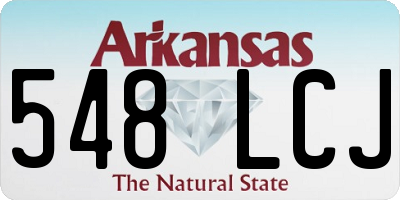 AR license plate 548LCJ