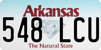 AR license plate 548LCU
