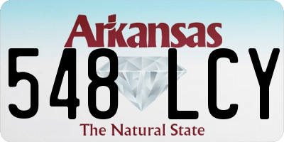 AR license plate 548LCY