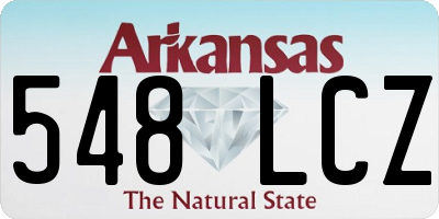 AR license plate 548LCZ