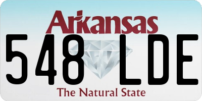 AR license plate 548LDE