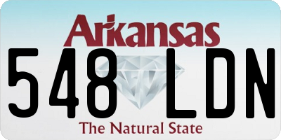 AR license plate 548LDN
