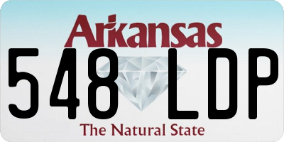AR license plate 548LDP