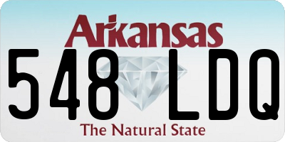 AR license plate 548LDQ