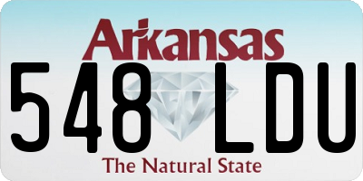AR license plate 548LDU