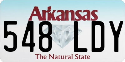AR license plate 548LDY
