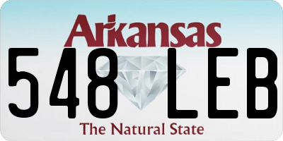 AR license plate 548LEB