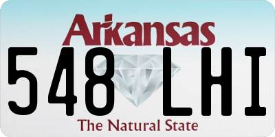 AR license plate 548LHI