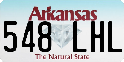 AR license plate 548LHL
