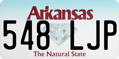 AR license plate 548LJP