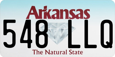 AR license plate 548LLQ