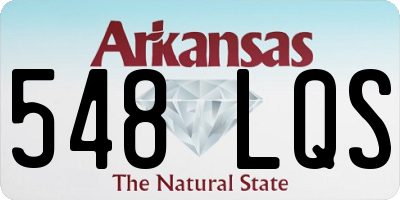 AR license plate 548LQS