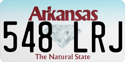 AR license plate 548LRJ