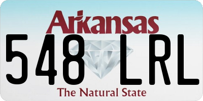 AR license plate 548LRL