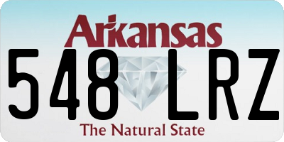 AR license plate 548LRZ