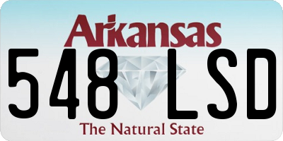 AR license plate 548LSD