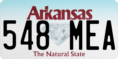 AR license plate 548MEA