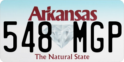 AR license plate 548MGP