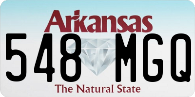 AR license plate 548MGQ