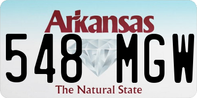 AR license plate 548MGW