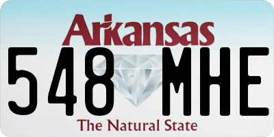 AR license plate 548MHE