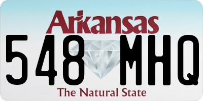 AR license plate 548MHQ