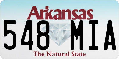 AR license plate 548MIA