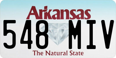 AR license plate 548MIV
