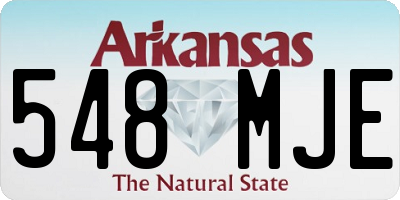 AR license plate 548MJE